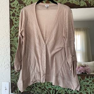 Splendid button up V neck cardigan